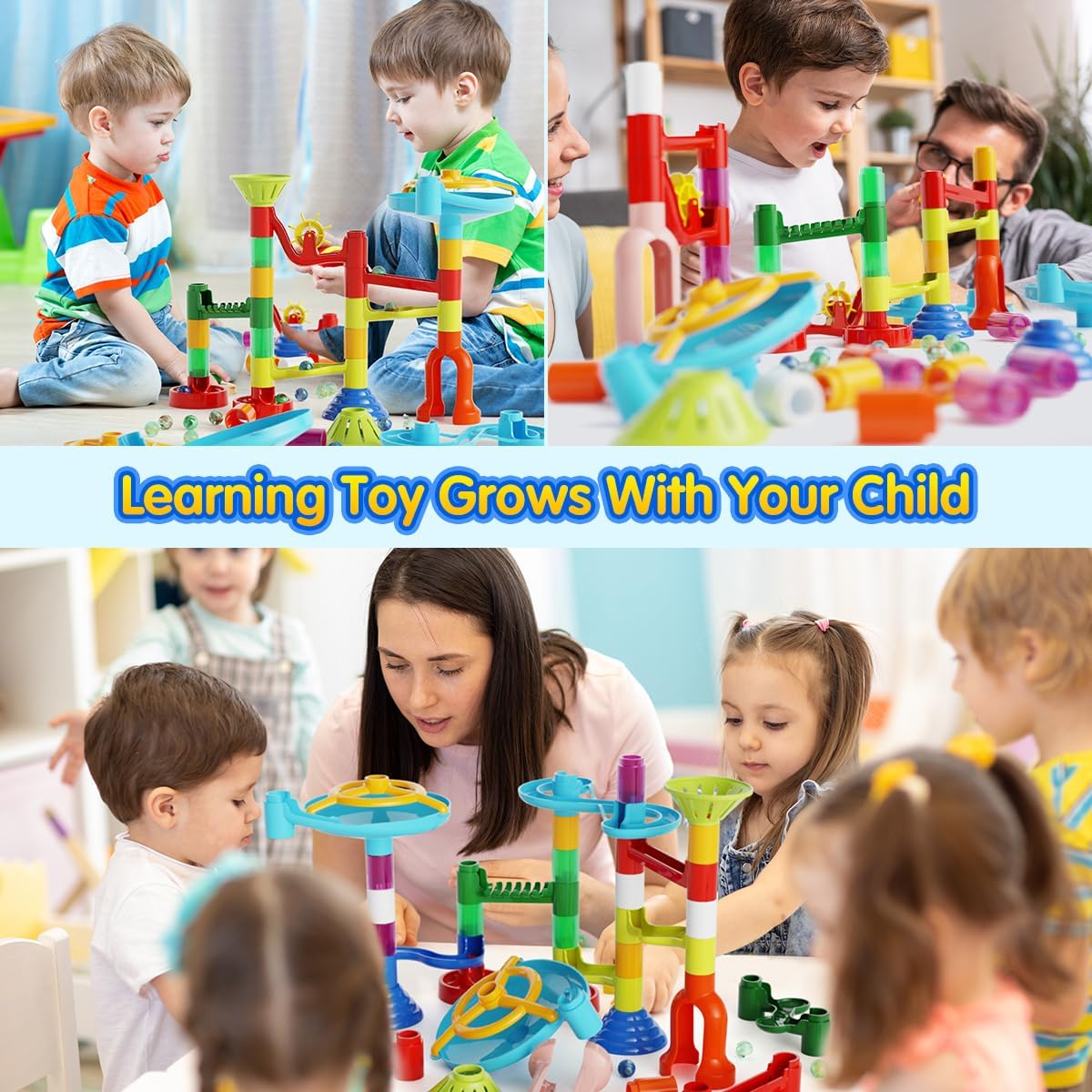 110pcs Marble Maze Kit