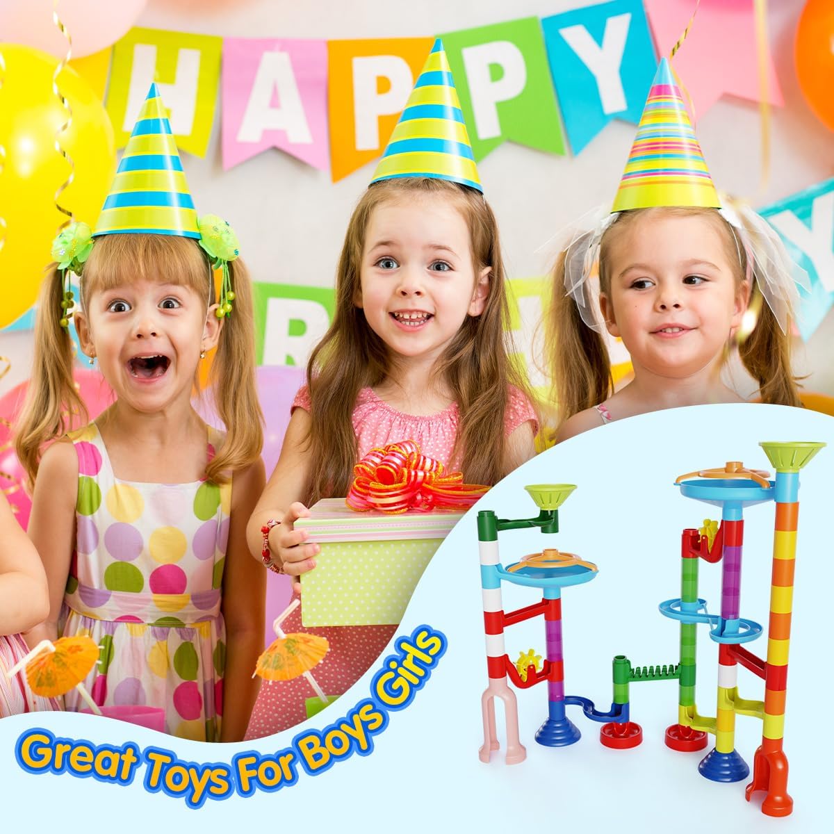 110pcs Marble Maze Kit