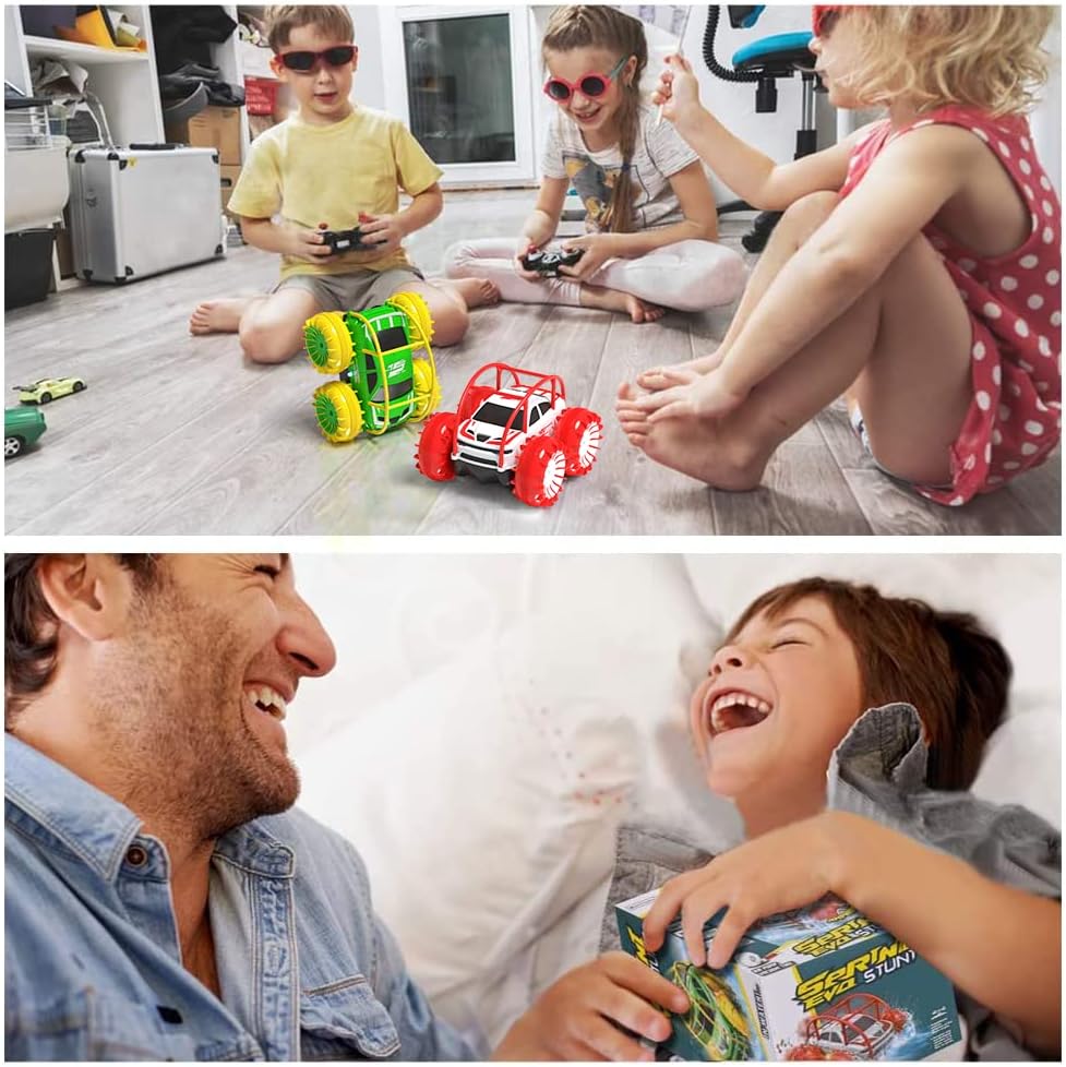 360°Flip Rotation Stunt Car with Sidelights