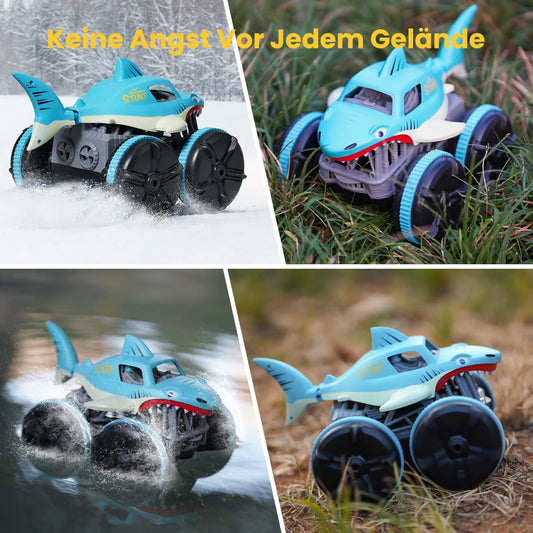 remote control shark amphibious remote control car