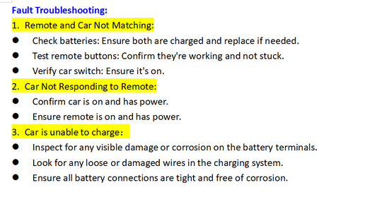 Fault Troubleshooting: