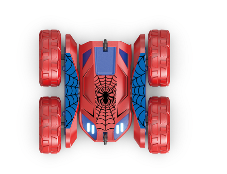 Remote Control Car, Rechargeable RC Cars & Remote Controller - 20km/h Double Sided 360° Rotation Stunt Stunt Crawler with LED Lights for Boys Girls Aged 3-13