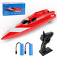 RC Boat Remote Control Boat for Pools and Lakes, 2.4Ghz 12km/h Electric Rc Racing Boat for Kids with 2 Rechargeable Batteries & Low Battery Alarm for Boys Girls Birthday Toy