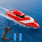 RC Boat Remote Control Boat for Pools and Lakes, 2.4Ghz 12km/h Electric Rc Racing Boat for Kids with 2 Rechargeable Batteries & Low Battery Alarm for Boys Girls Birthday Toy
