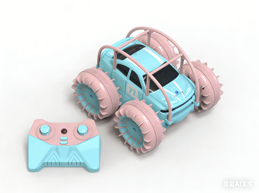 MaxTronic Amphibious Remote Control Car,Rechargeable RC Cars Toy 360° Flips Rotation Stunt Crawler 15KM/H 4WD All Terrain Outdoor Indoor Toy for Kids Boys Girls 3-12